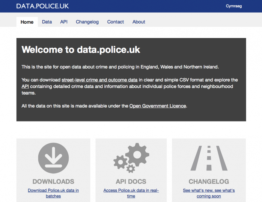Data from Police.uk